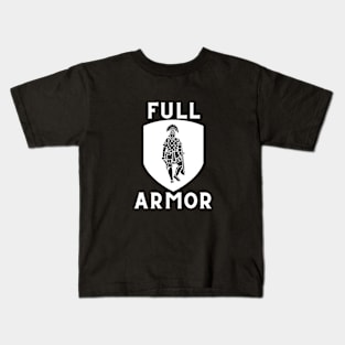 Full Armor of God Christian Bible Verse Design Kids T-Shirt